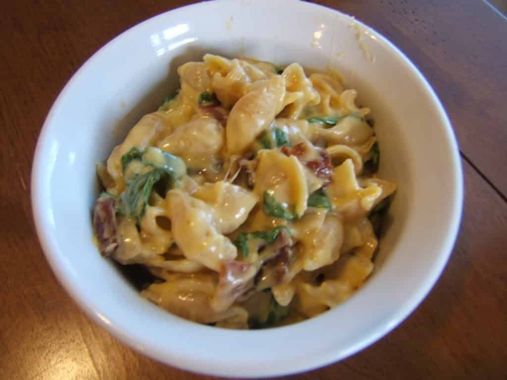 Mac & Cheese with Bacon and Spinach Girl Gone Gourmet