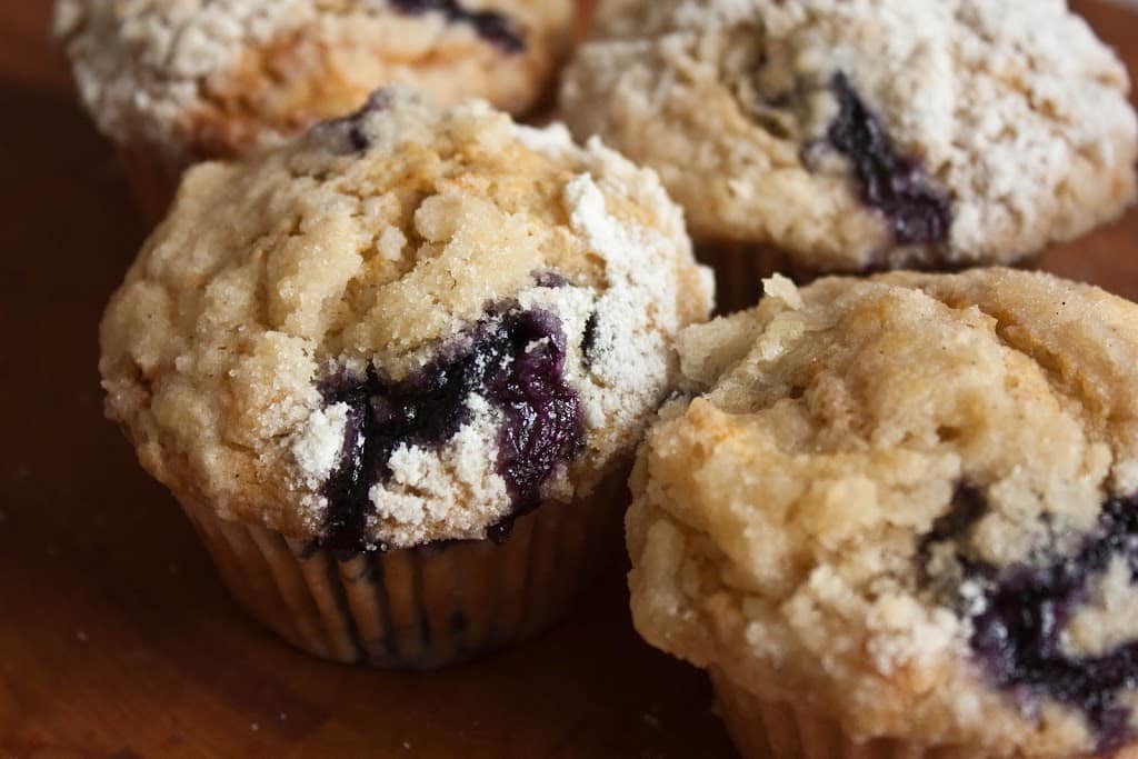 Banana & Blueberry Buttermilk Muffins Girl Gone Gourmet