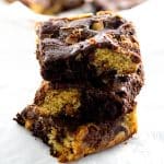 Brownie Blondie Bars | girlgonegourmet.com