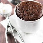 Molten Chocolate Mug Cake | girlgonegourmet.com