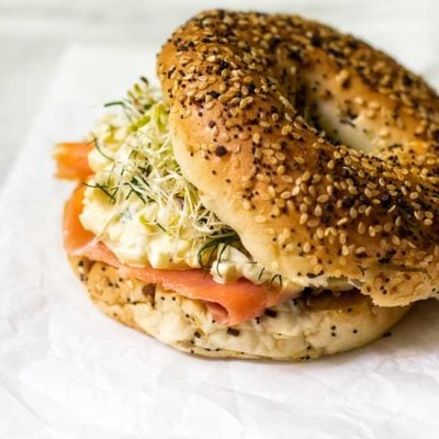 Smoked Salmon Egg Salad Sandwiches