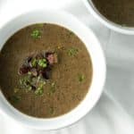 Mushroom and Leek Soup | girlgonegourmet.com