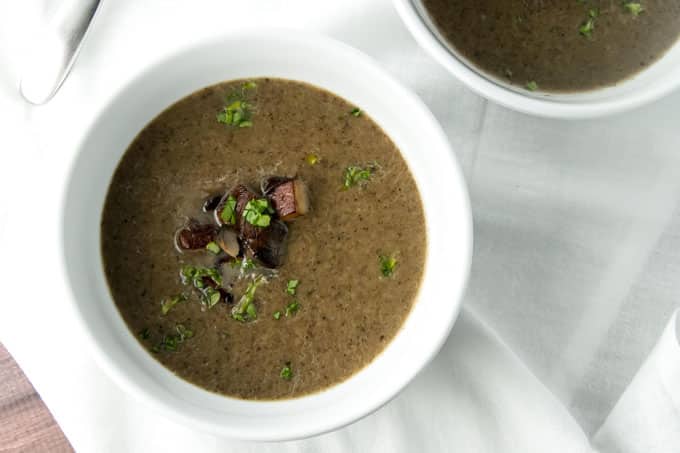 Mushroom and Leek Soup