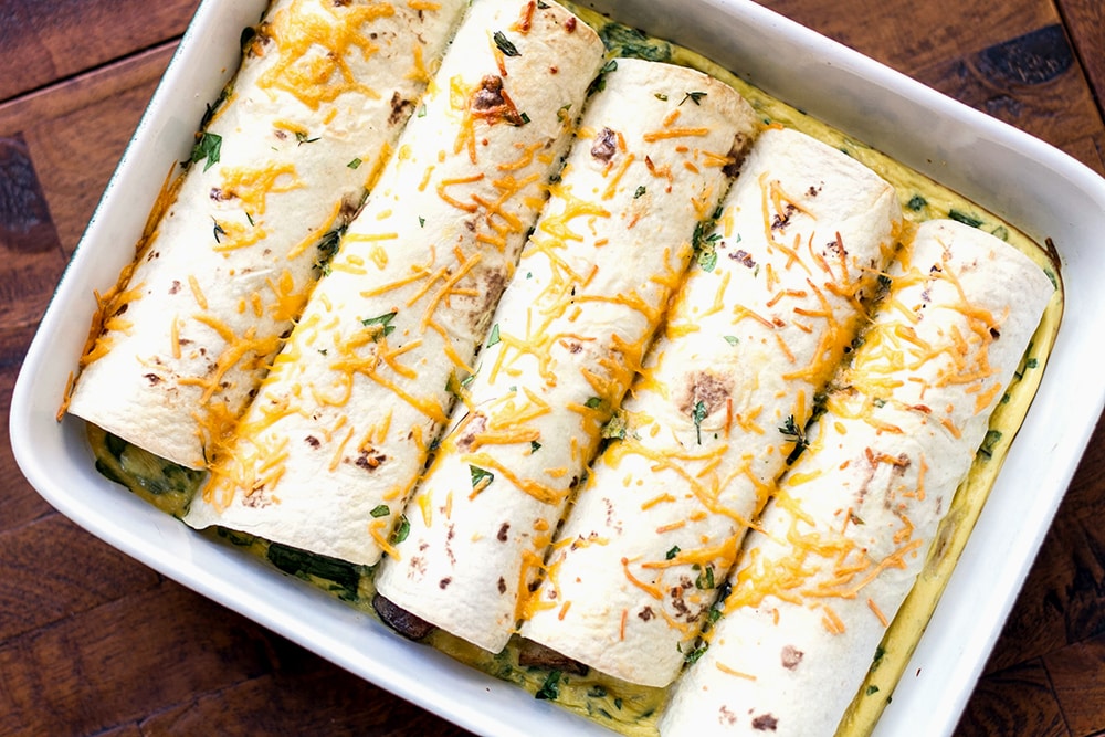 Overnight Breakfast Enchiladas | Girl Gone Gourmet