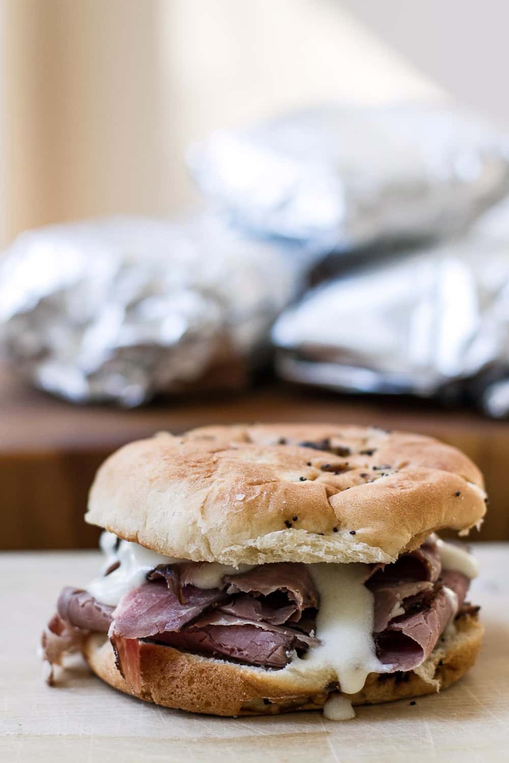 Hot Roast Beef Sandwiches