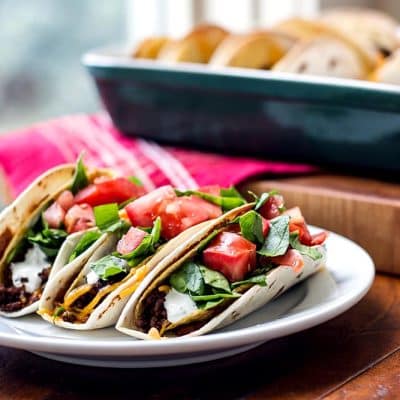Baked Double Decker Tacos
