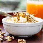 banana nut oatmeal