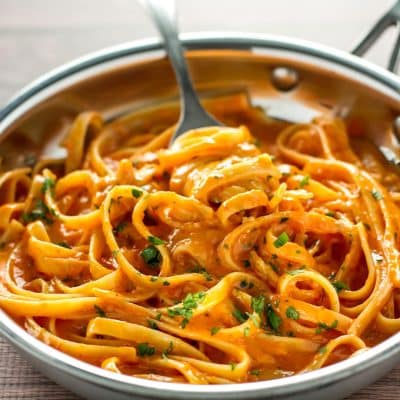 Roasted Red Pepper Alfredo