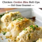 chicken cordon bleu roll-ups photo collage
