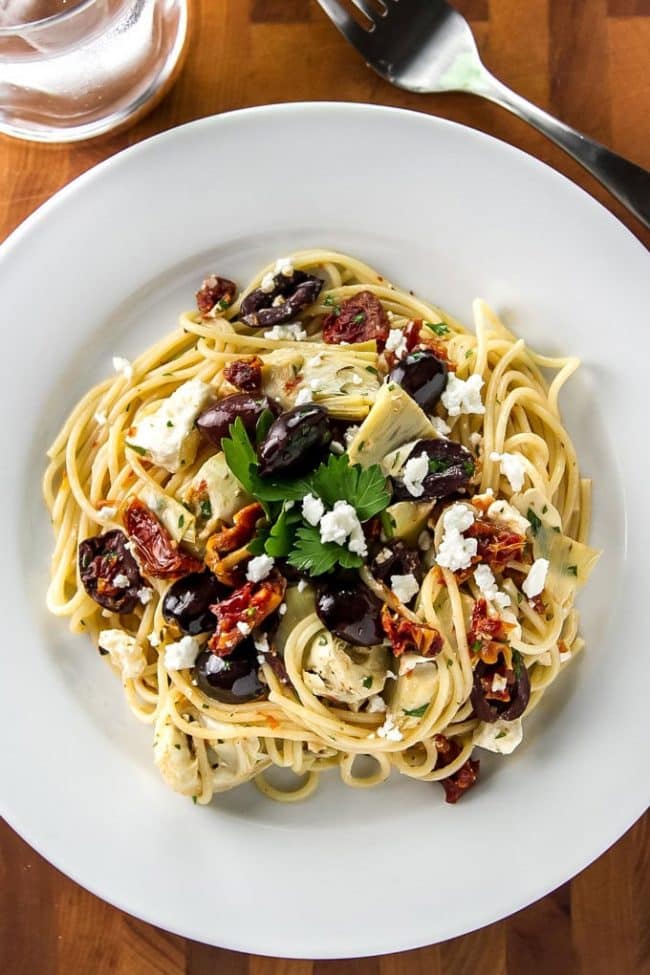 Mediterranean Pasta | girlgonegourmet.com