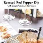 Quick and easy roasted red pepper dip | girlgonegourmet.com