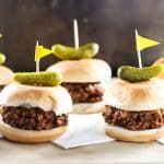 photo of sloppy joe sliders