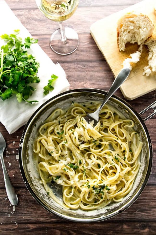 Fettuccine Alfred | girlgonegourmet.com