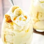 photo of a banana pudding parfait