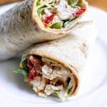 Sun-Dried Tomato Chicken Salad Wraps | girlgonegourmet.com