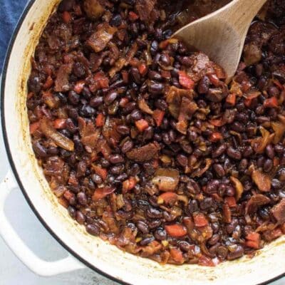 Easy Baked Beans (with Canned Black Beans!)