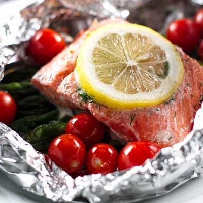 Grilled Salmon Packets