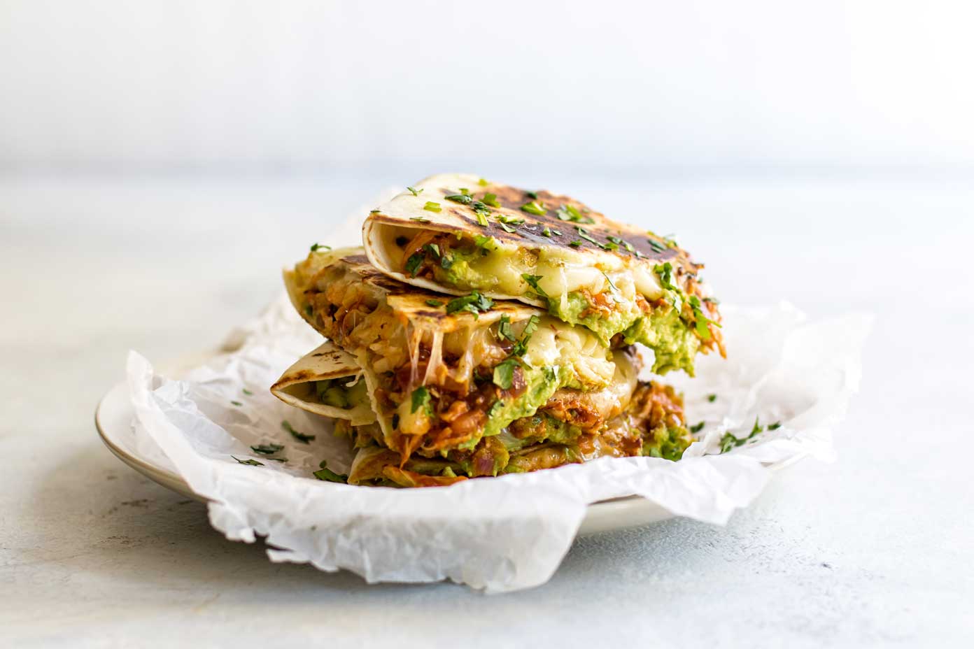 bbq chicken quesadillas