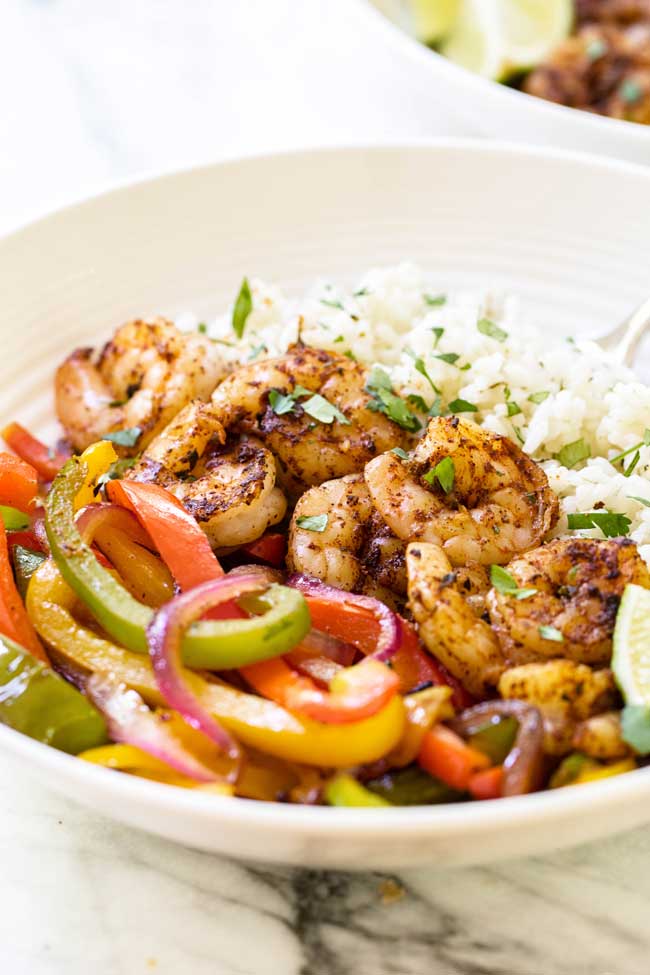 Shrimp Fajita Bowls