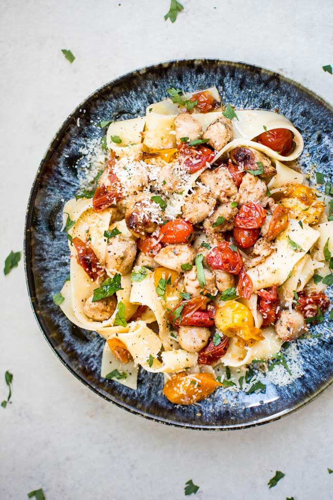  Roasted Tomato and Chicken Sausage Pasta