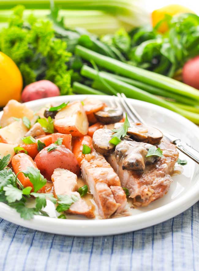 photo of Slow Cooker Pork Chops with Vegetables
