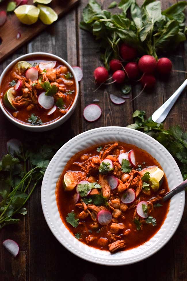 Mexican Slow Cooker Chicken Posole