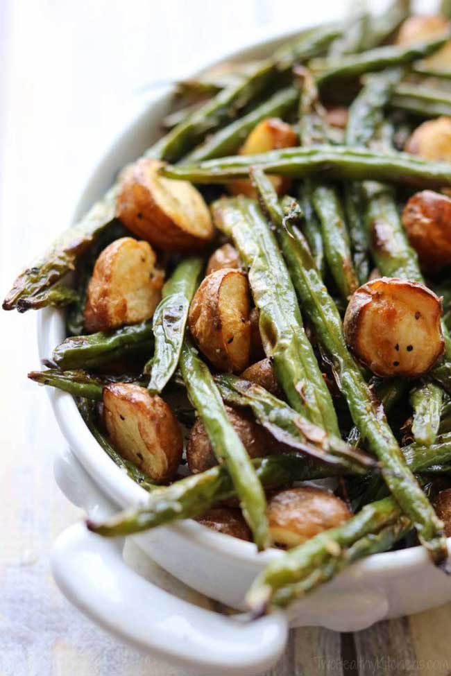 Easy Holiday Side Dishes: Blistered Green Beans with Potatoes