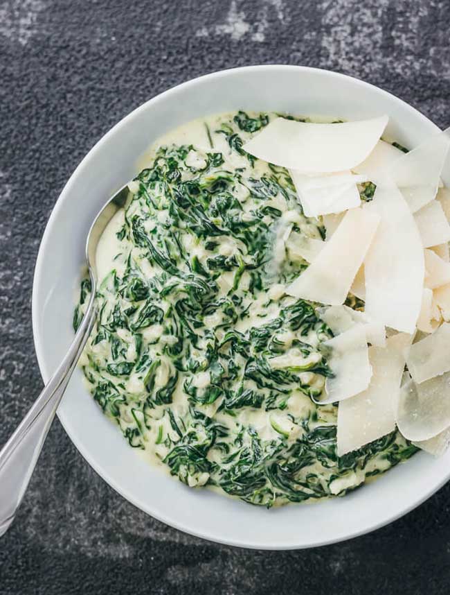 Easy Holiday Side Dishes: Creamed Spinach