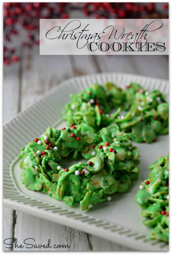 Cornflake Wreath Cookies