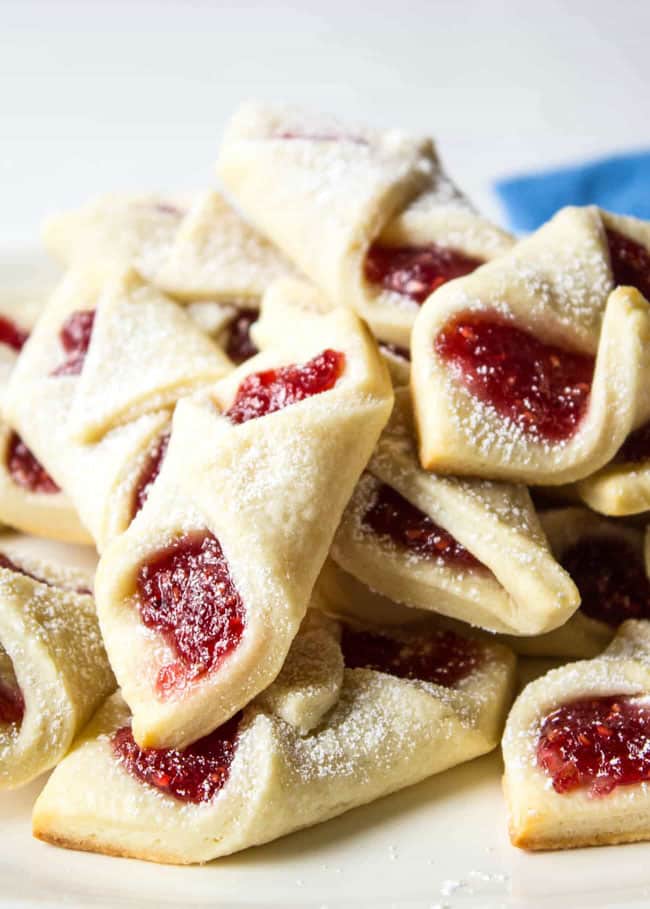 Biscuits à nœud papillon à la framboise