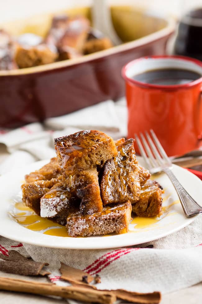 Baked Gingerbread French Toast