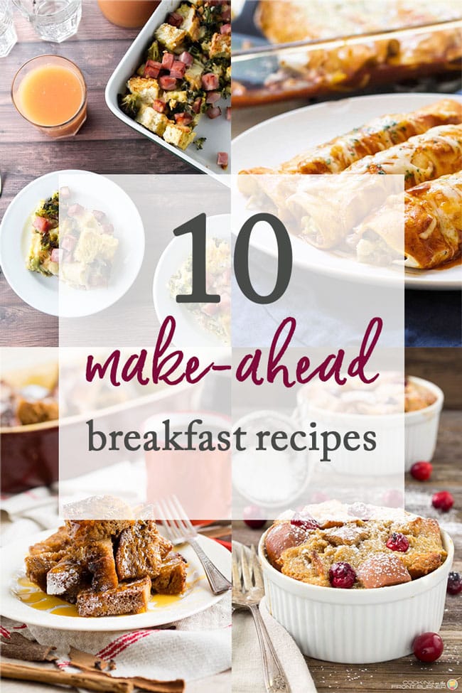 Make-Ahead Breakfast Recipes | Girl Gone Gourmet