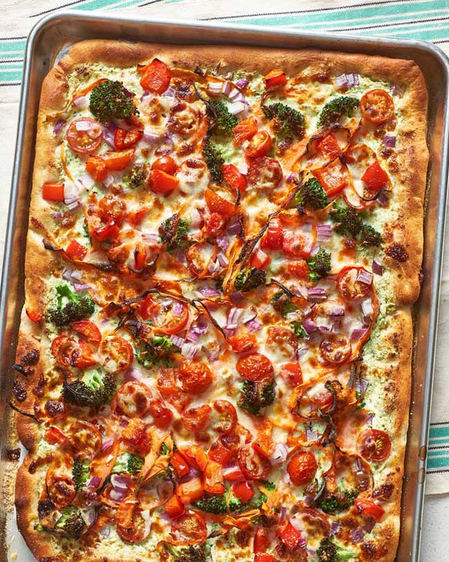 sheet pan pizza