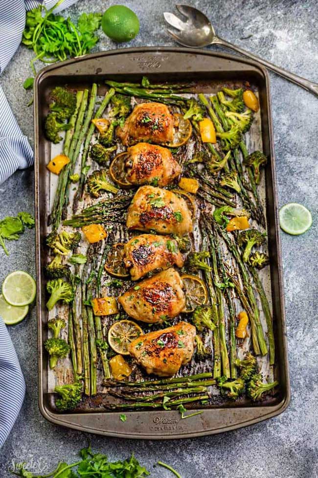 Honey Lime Chicken and Vegetables