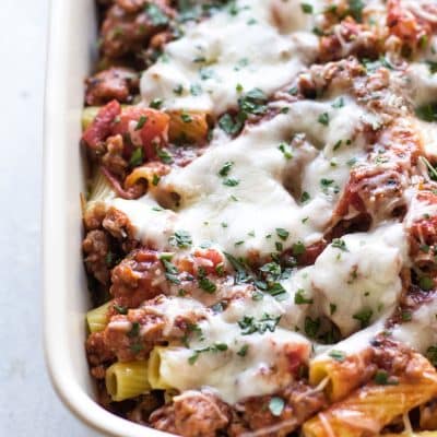 Easy Baked Pasta with Sausage