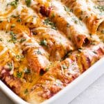 photo of beef and sweet potato enchiladas