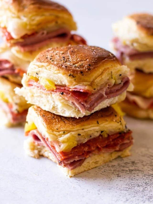 Easy Italian Sandwich Sliders