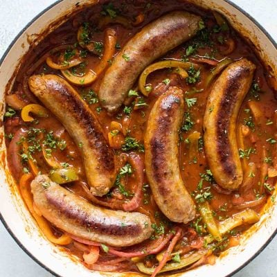 Baked Sausage and Peppers