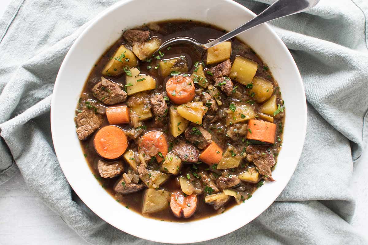 photo of a bowl of stew