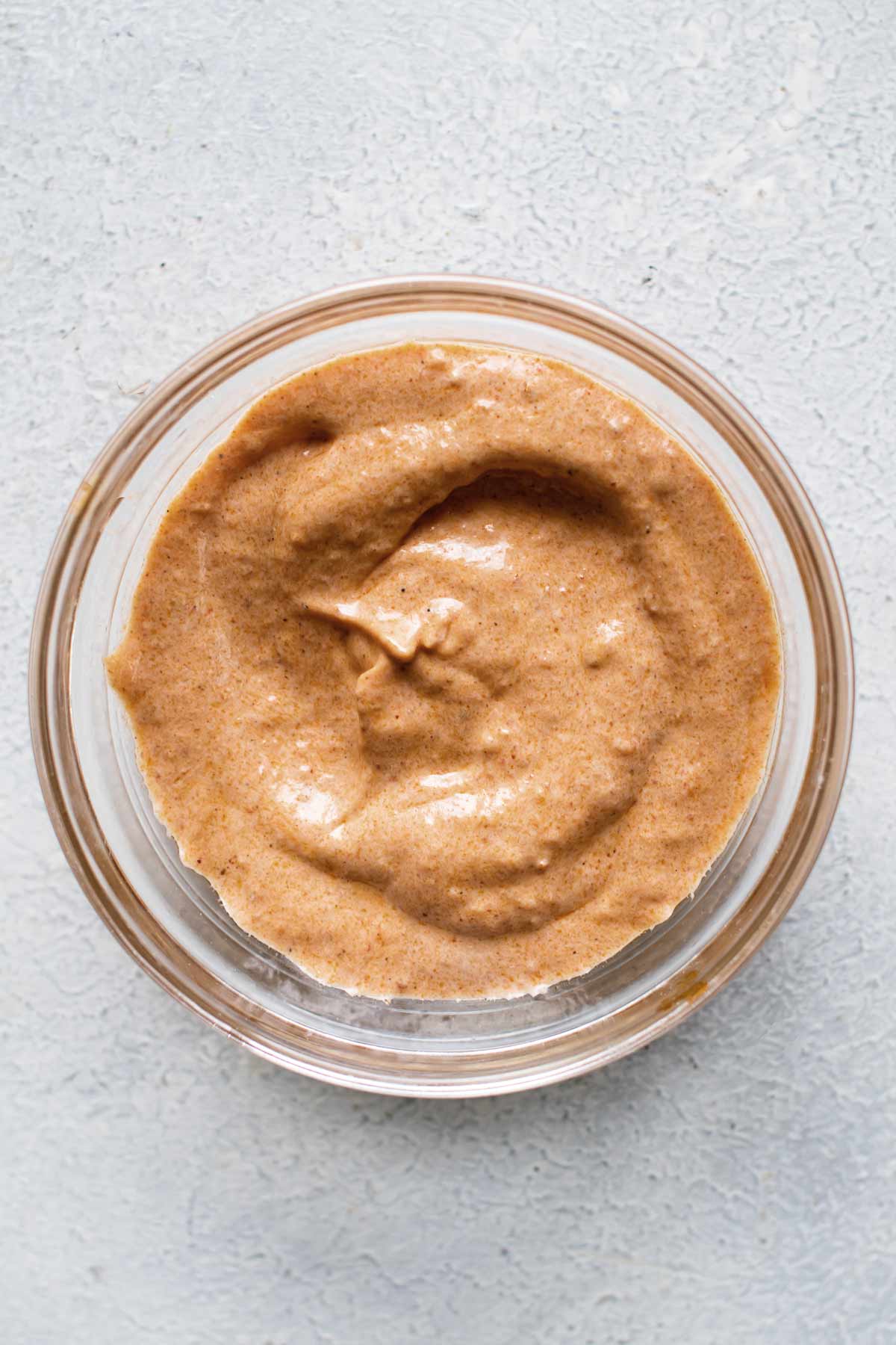 photo of a bowl of sauce