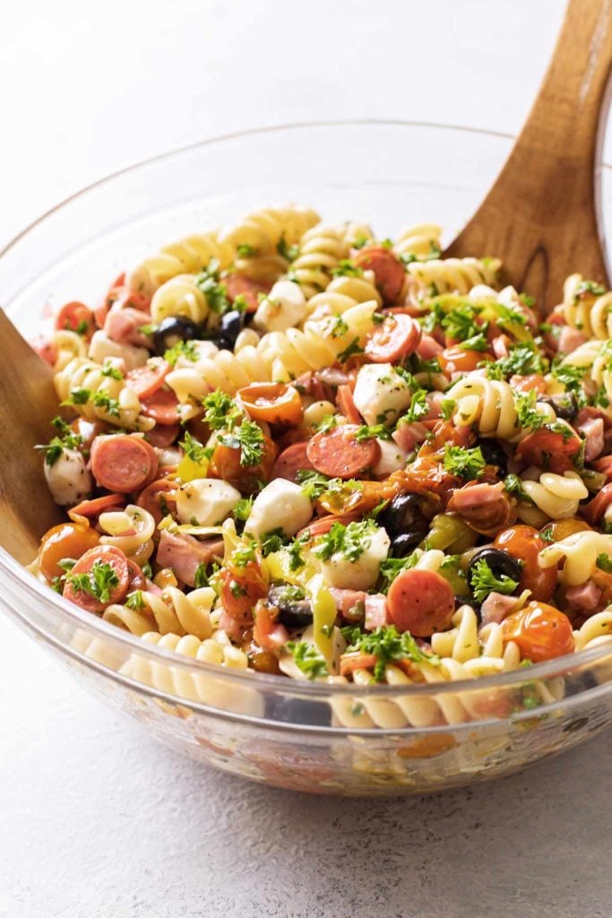 photo of pasta salad