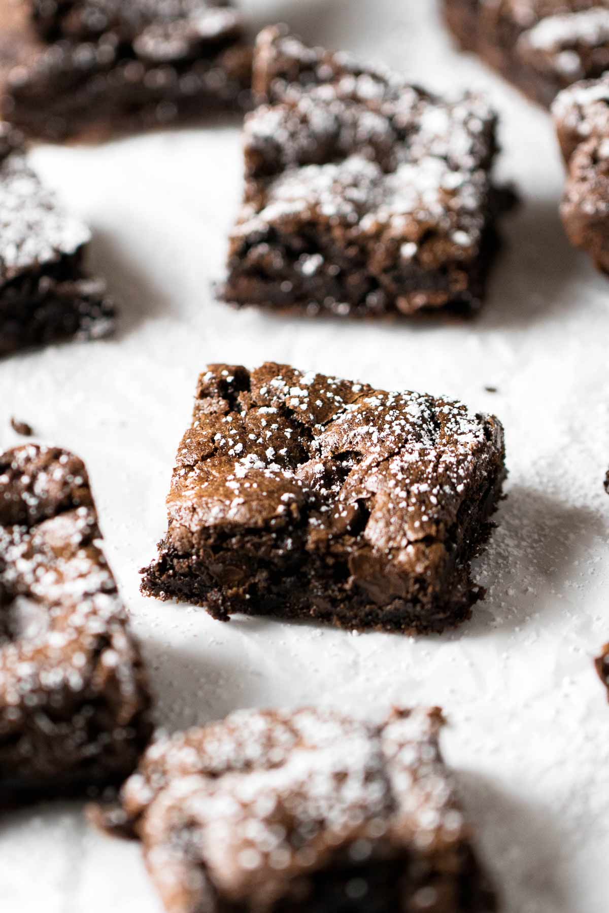 close-up photo of a brownies