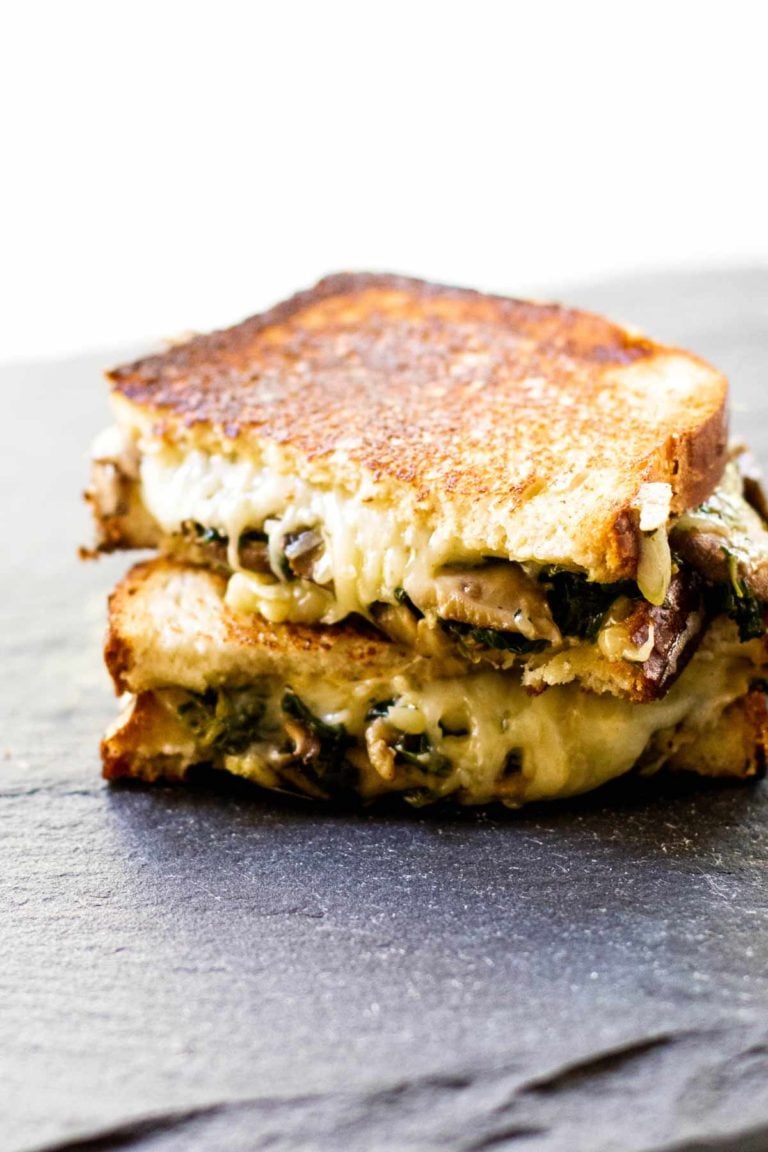 mushroom grilled cheese