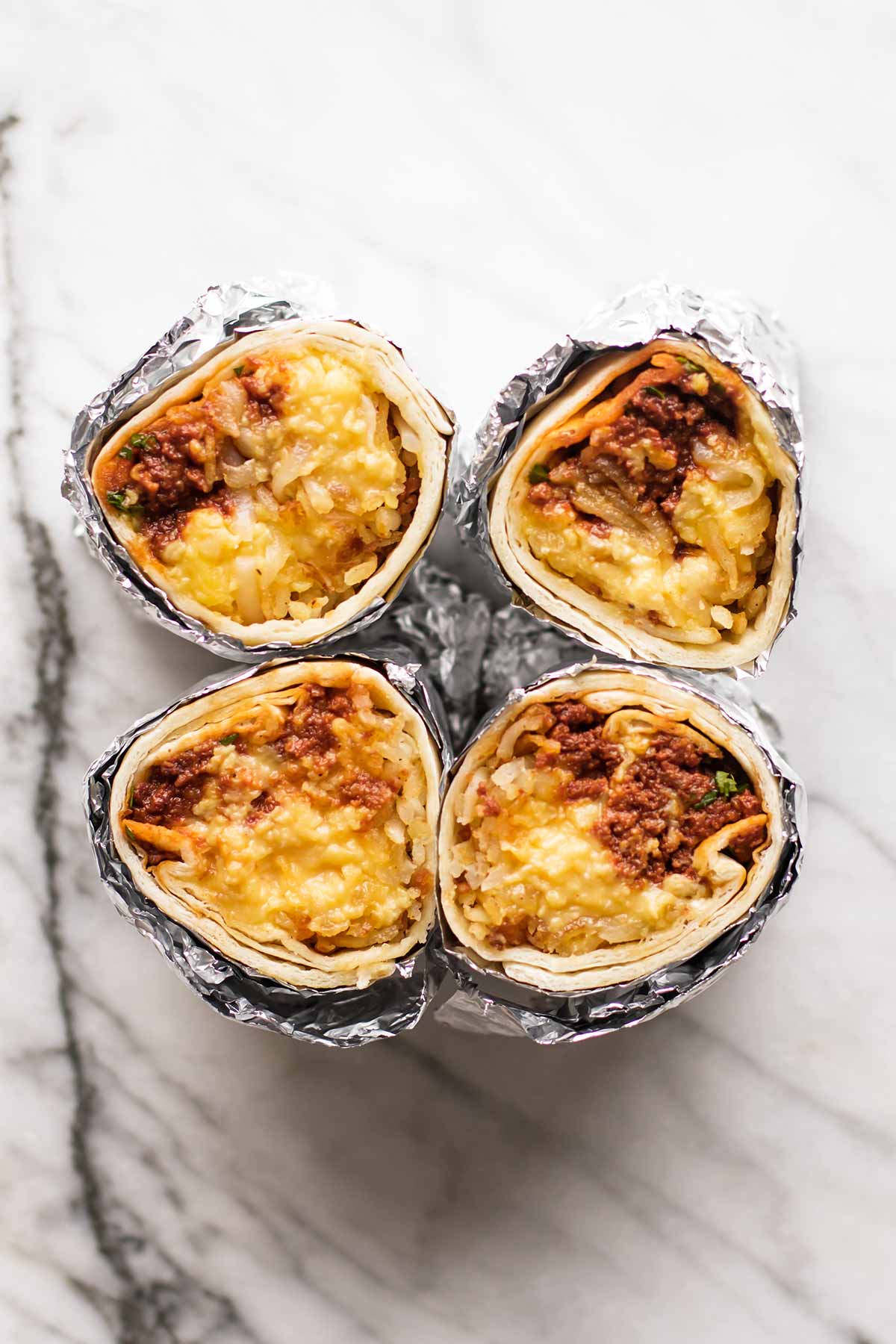 chorizo burritos