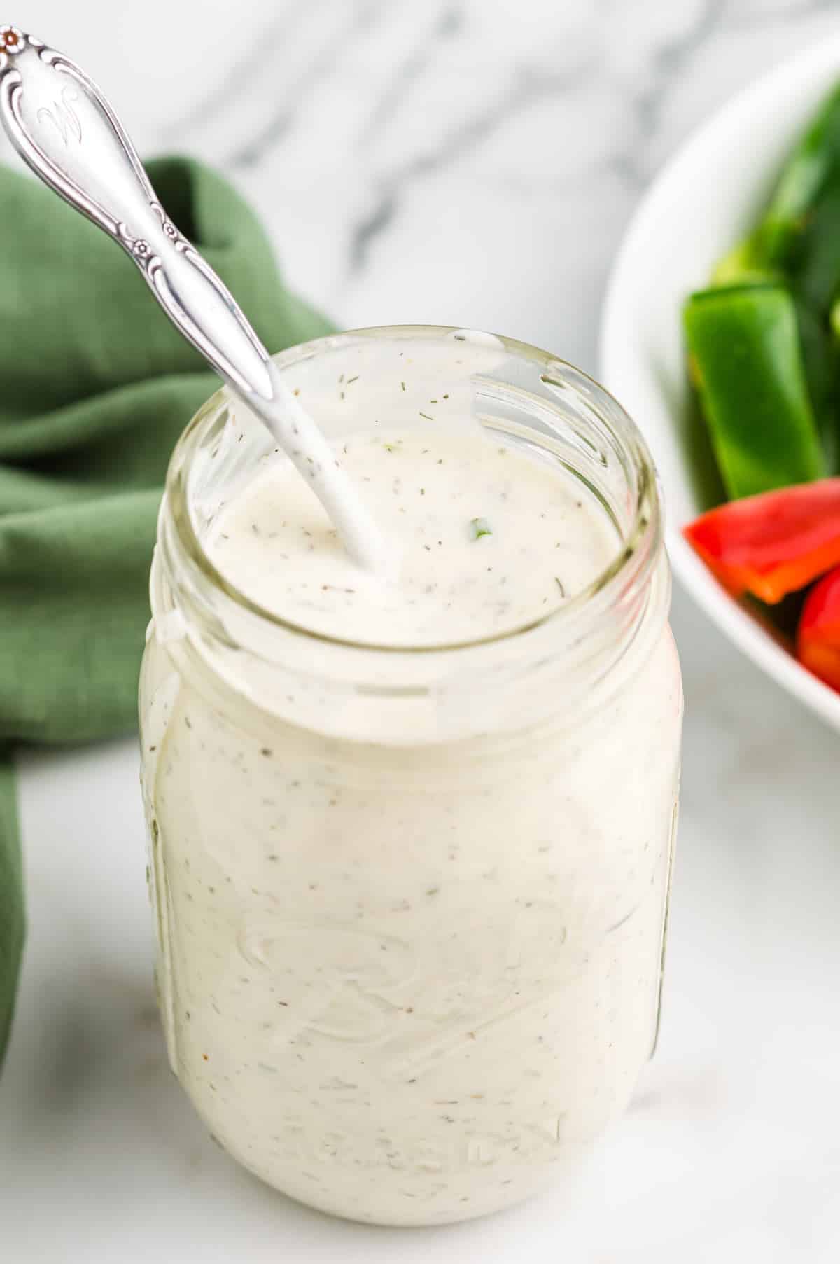 Buttermilk Ranch Dressing - Girl Gone Gourmet