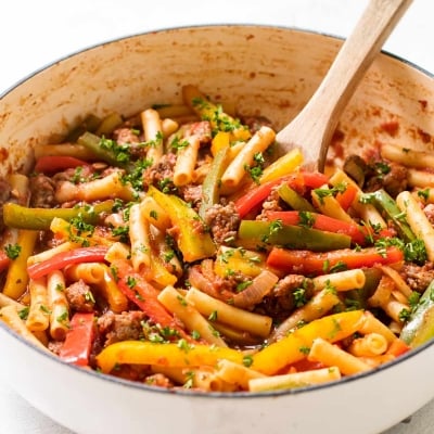 Italian Sausage and Peppers Pasta