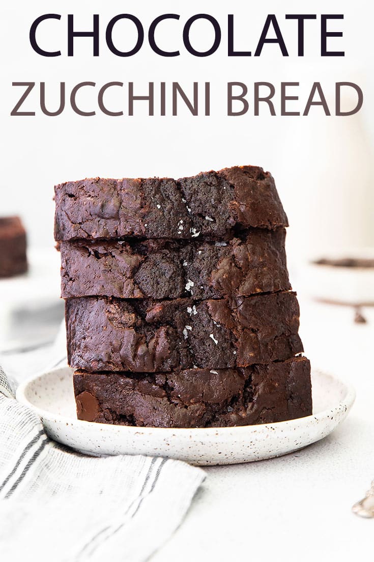 chocolate zucchini bread pinterest image.