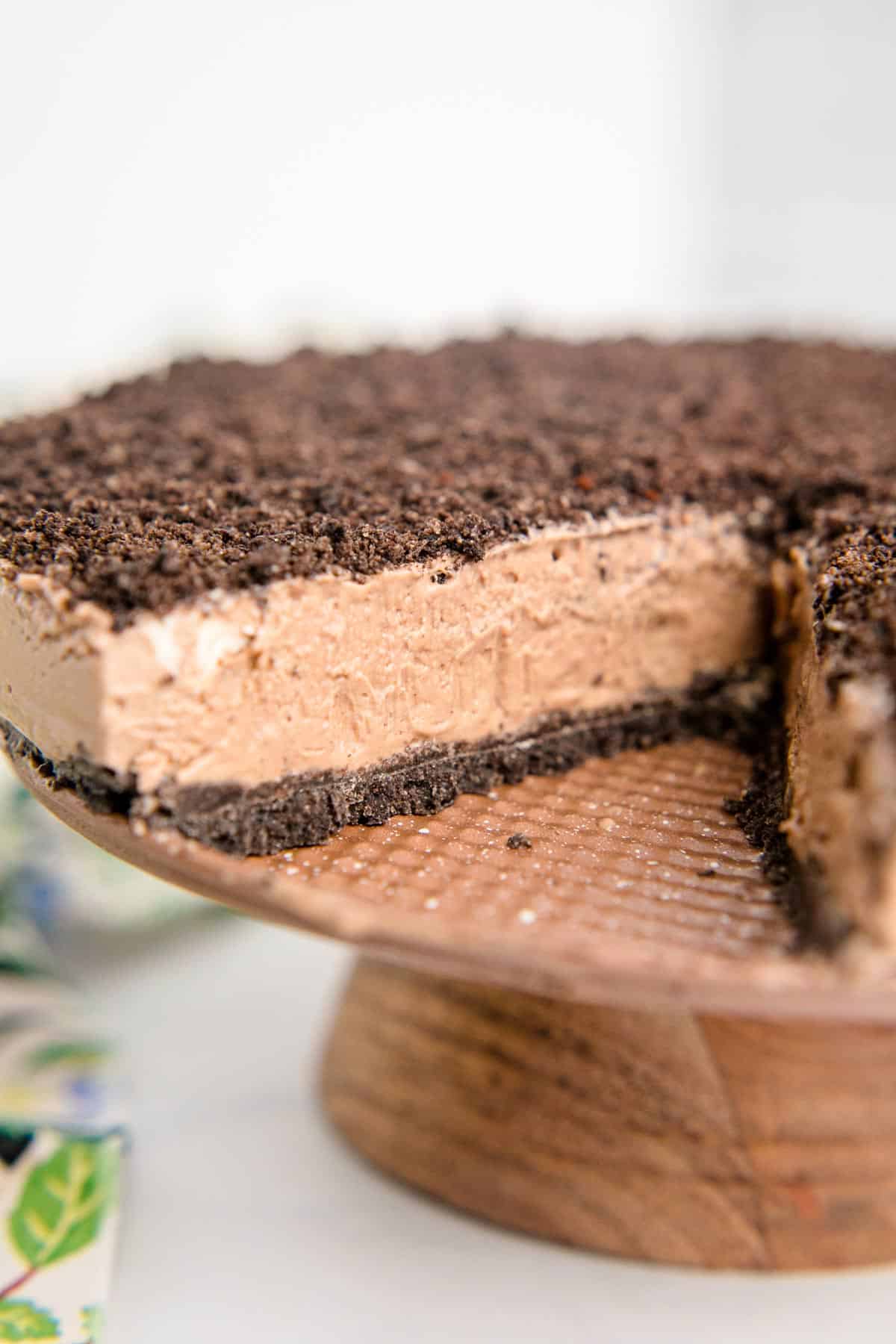 No-Bake Mocha Cheesecake