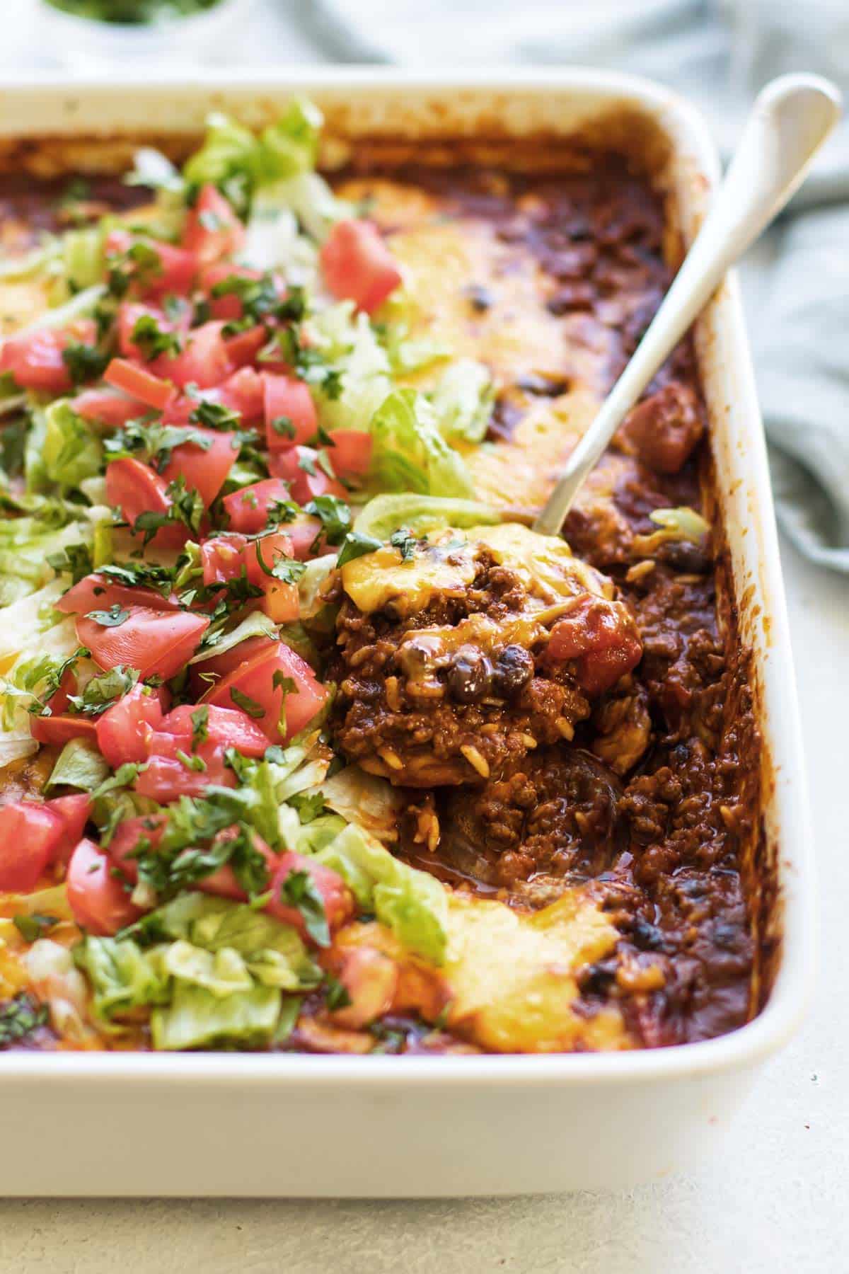 Slow Cooker Taco Casserole - Slow Cooker Gourmet