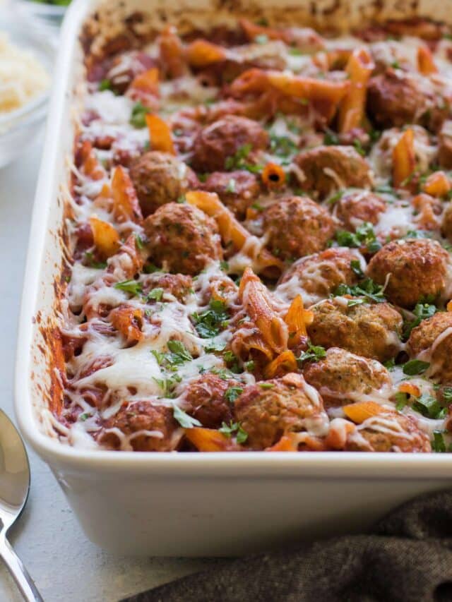 baked penne.